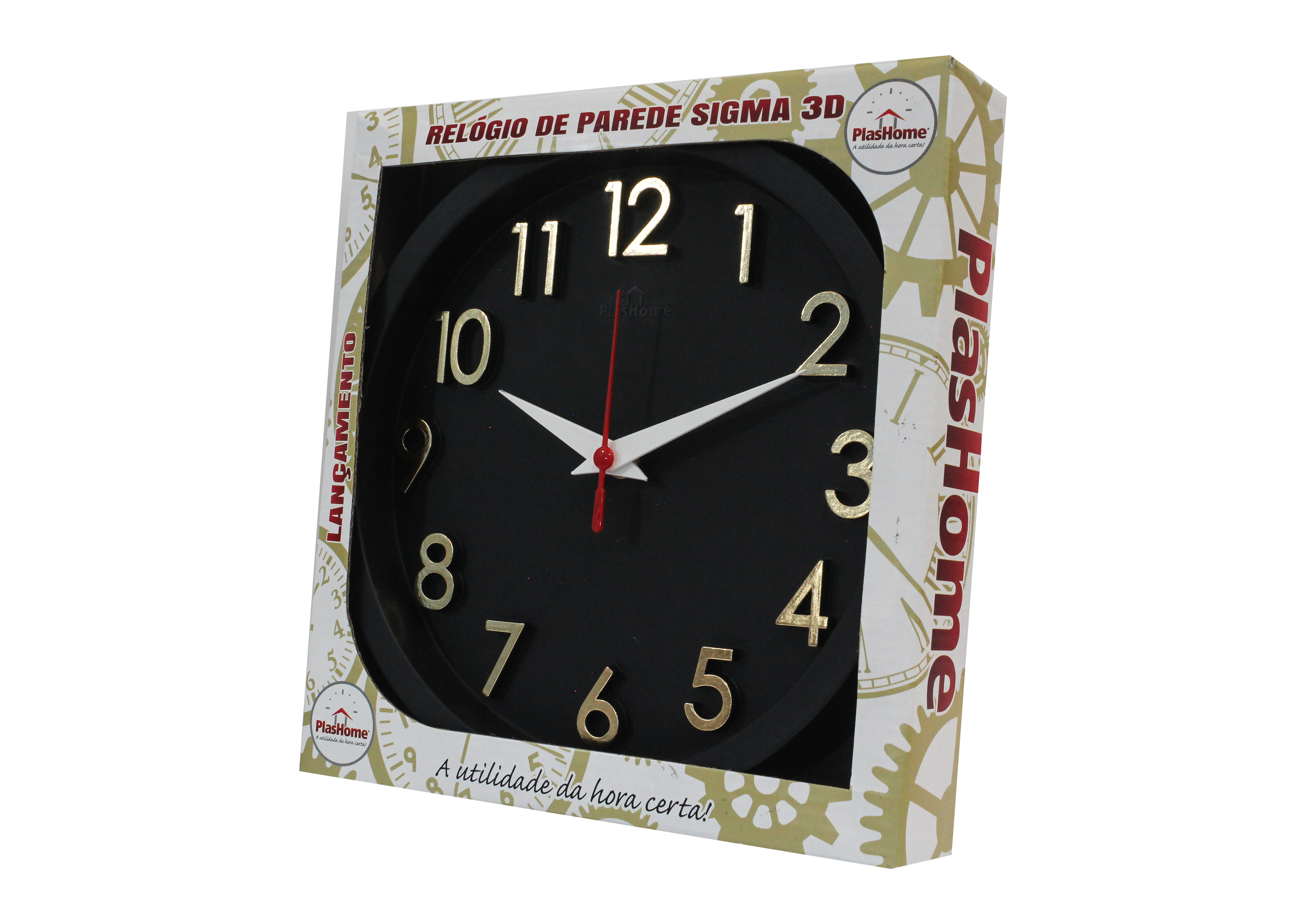 SIGMA 3D REDONDO Dourado Preto