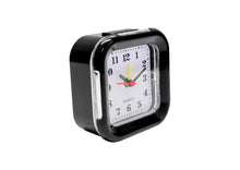 RELOGIO DE MESA DESPERTADOR QUADRADO PRETO