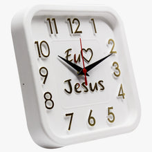 Relógio 3D Sigma Quadrado Dourado Jesus