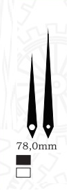 Mecanismos Relógio Parede 13mm Tic tac ou continua Maquininha Kit com 12 unidades
